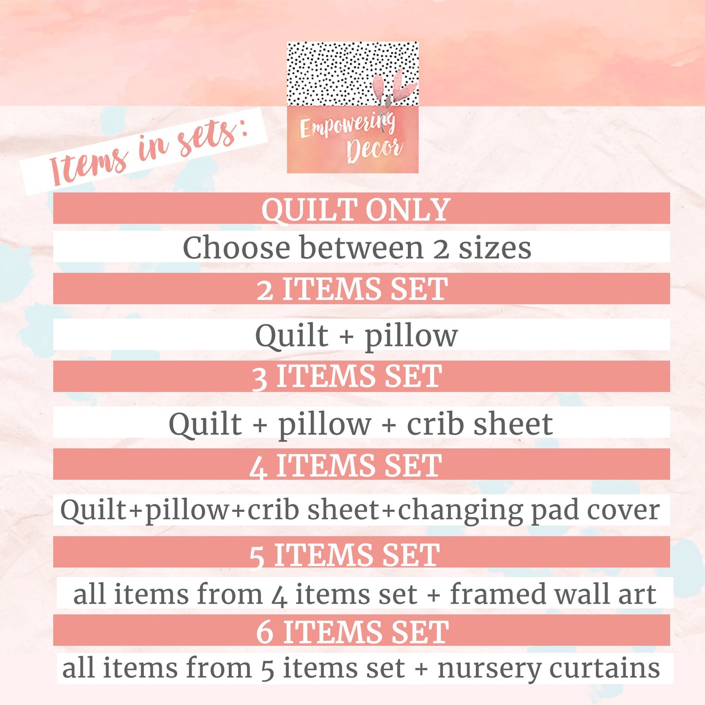 Neutral Plaid Crib Set with Quilt
