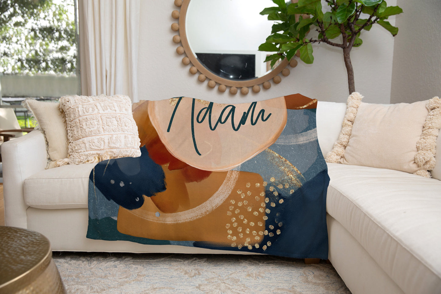 Abstract Pattern Personalized Diaper Bag