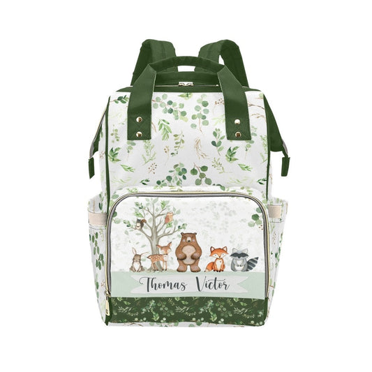 Woodland Friends Friends Personalized Diaper Bag