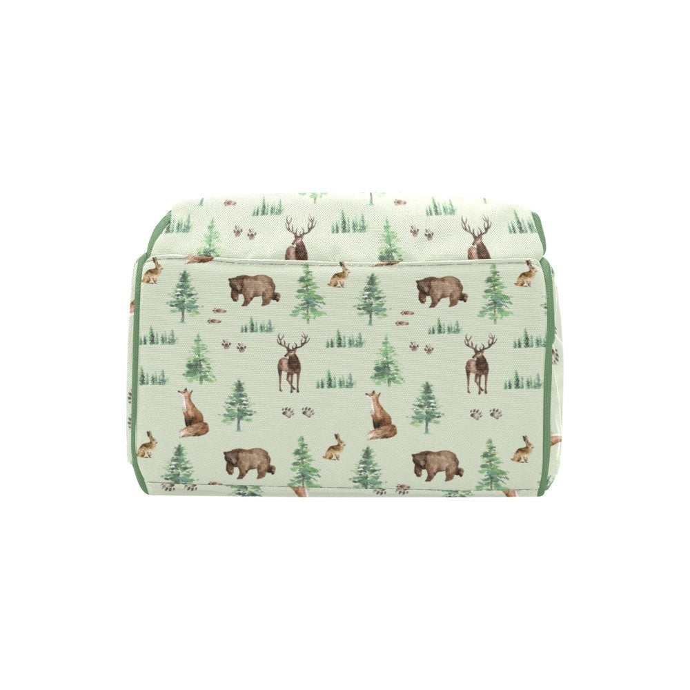 Forest Animals Personalized Diaper Bag