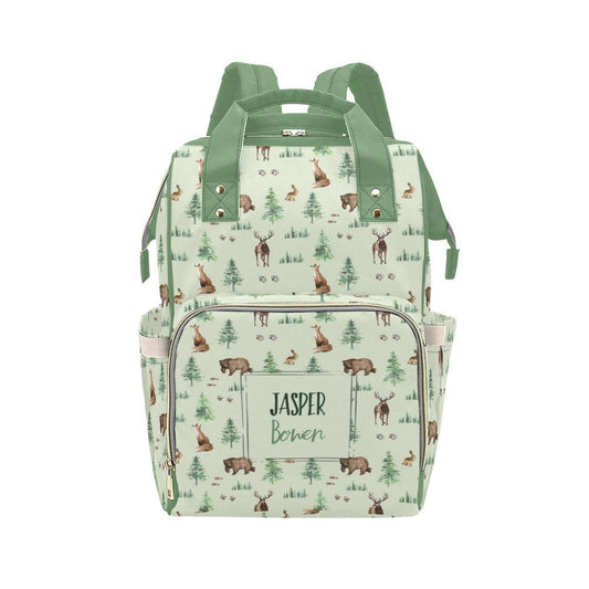 Forest Animals Personalized Diaper Bag