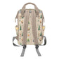 Beige Woodland Personalized Diaper Bag