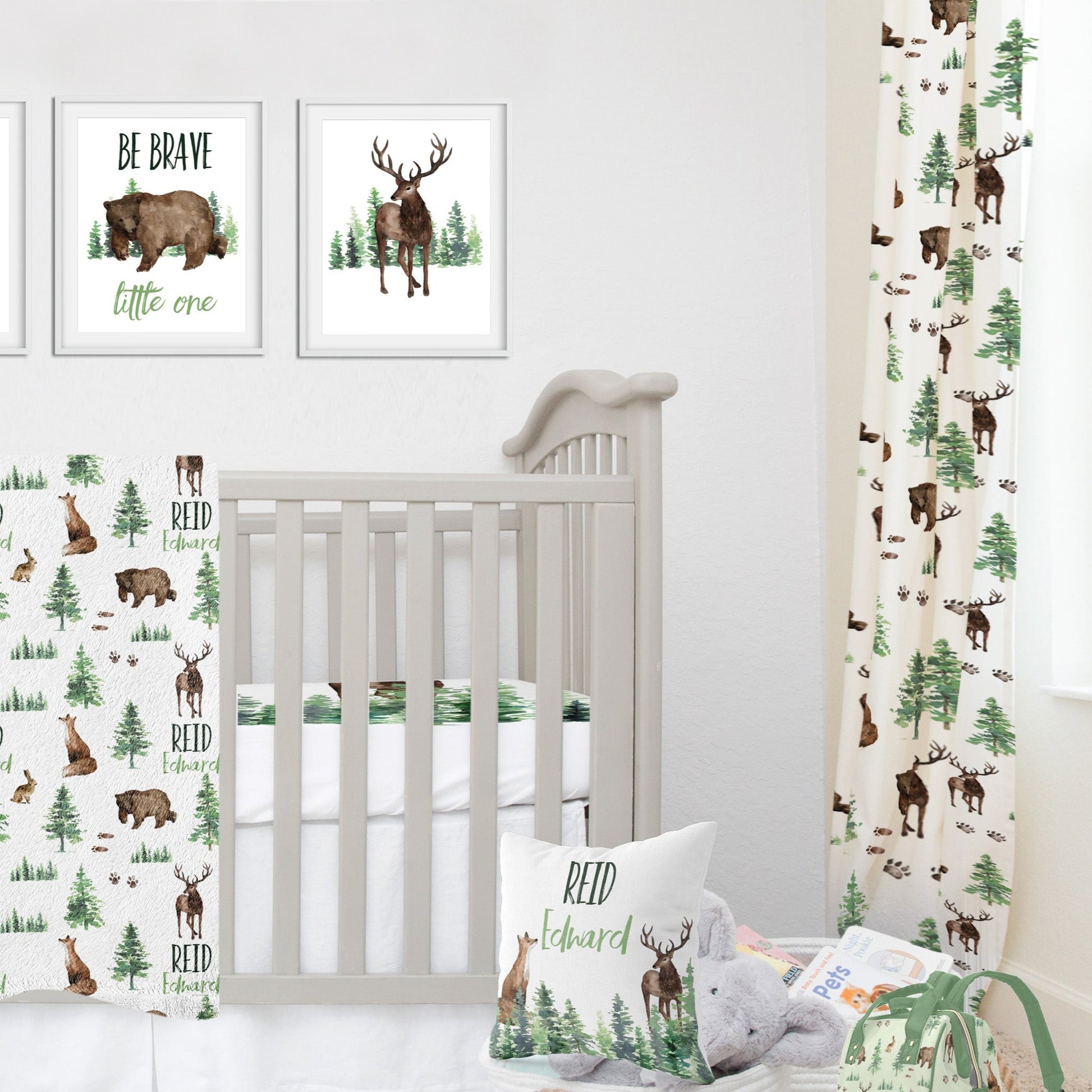 Forest Animals Blackout Curtains