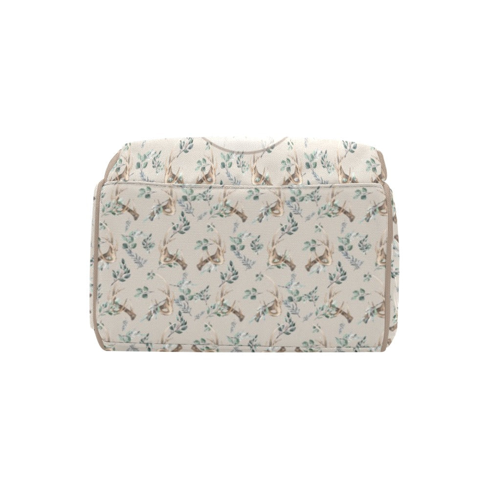 Boho Antlers Personalized Diaper Bag
