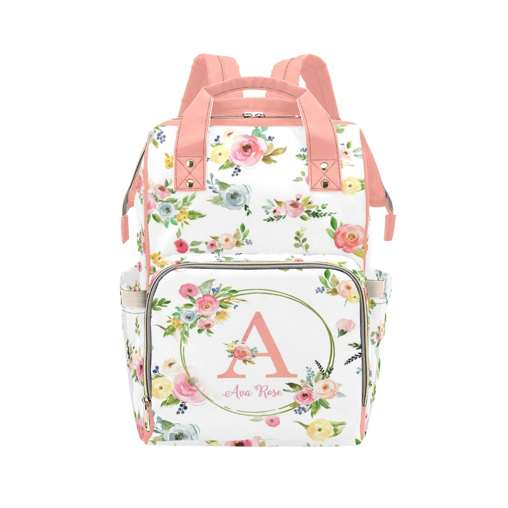 Summer Meadow Personalized Diaper Bag – Empowering Decor
