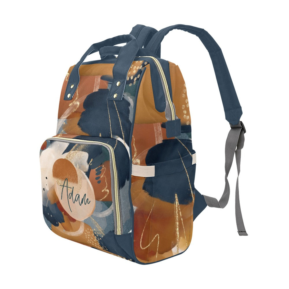 Abstract Personalized Diaper Bag