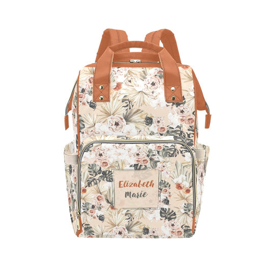 Modern Tropics Personalized Diaper Bag