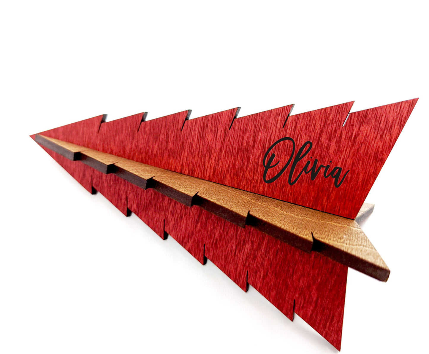 Personalized Wooden Christmas Tree