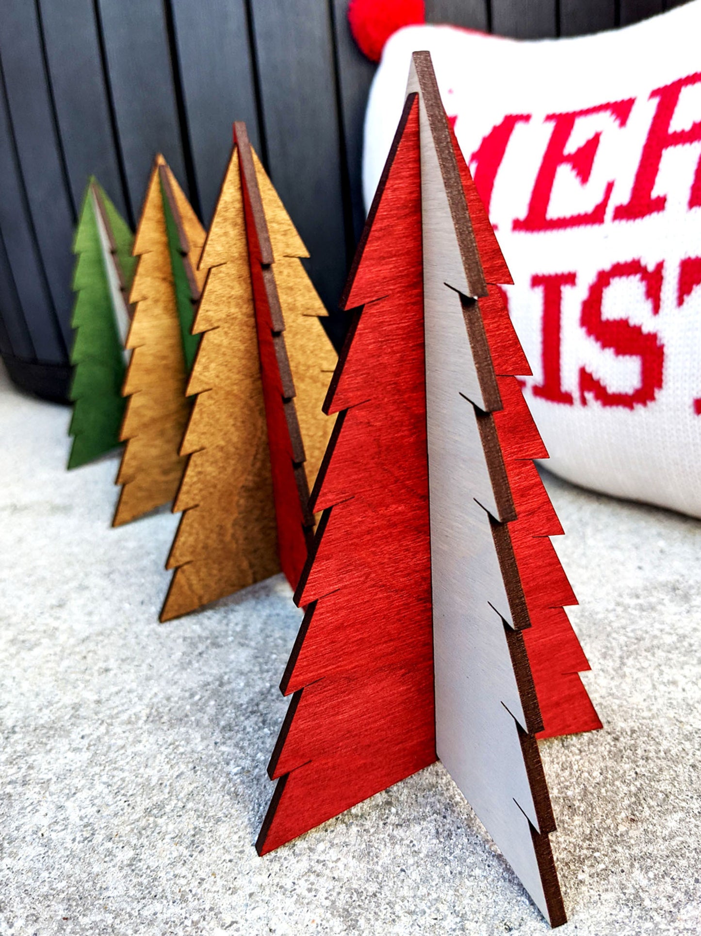 Personalized Wooden Christmas Tree