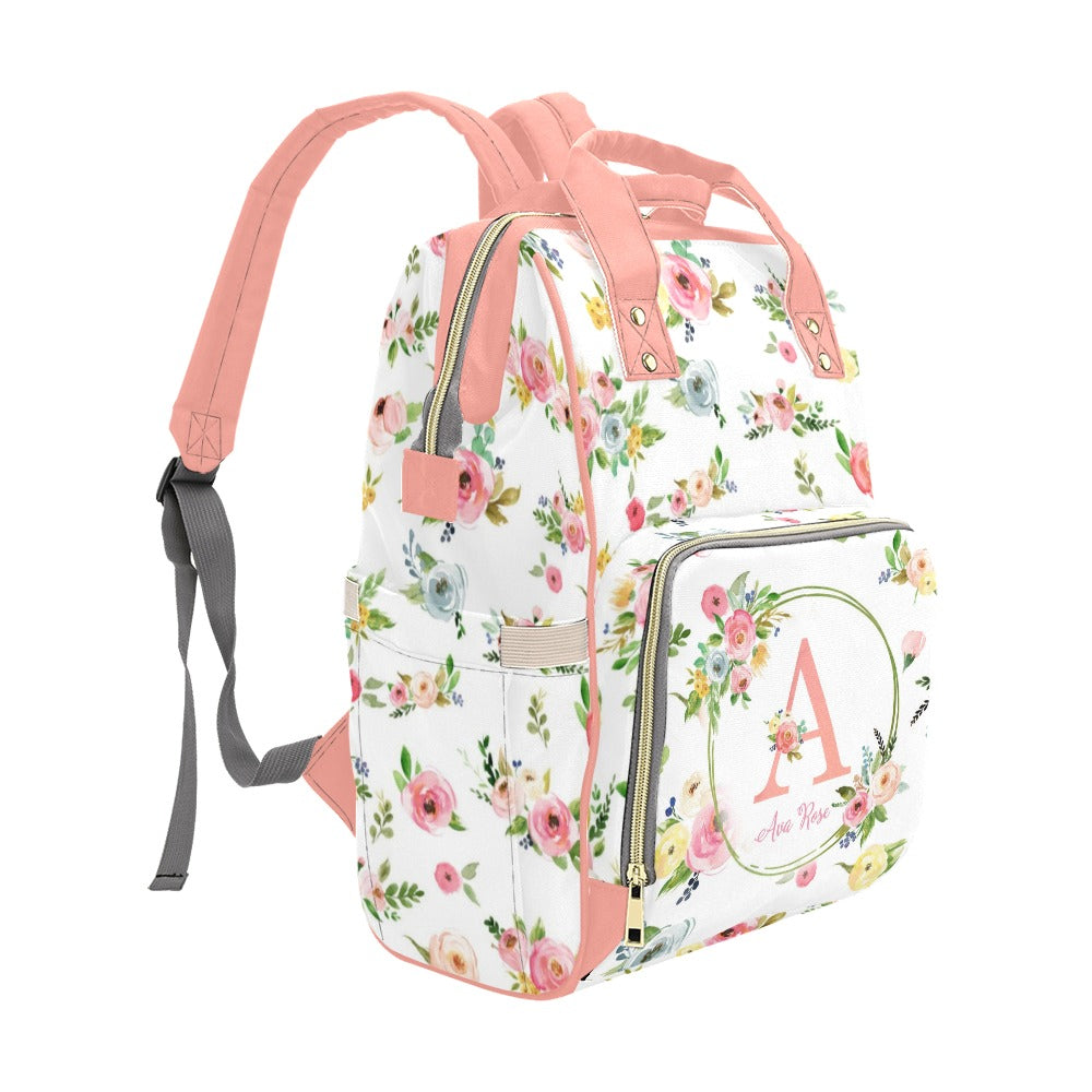 Summer Meadow Personalized Diaper Bag