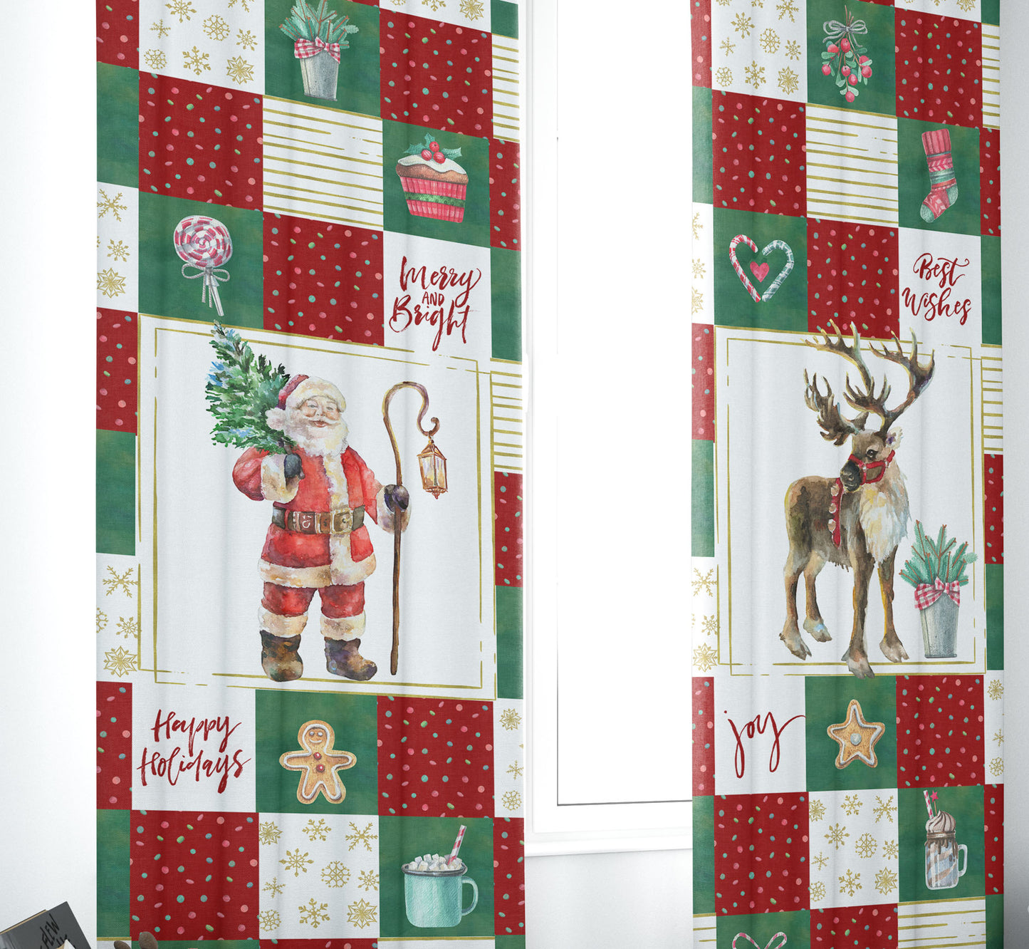 Christmas Blackout Curtains