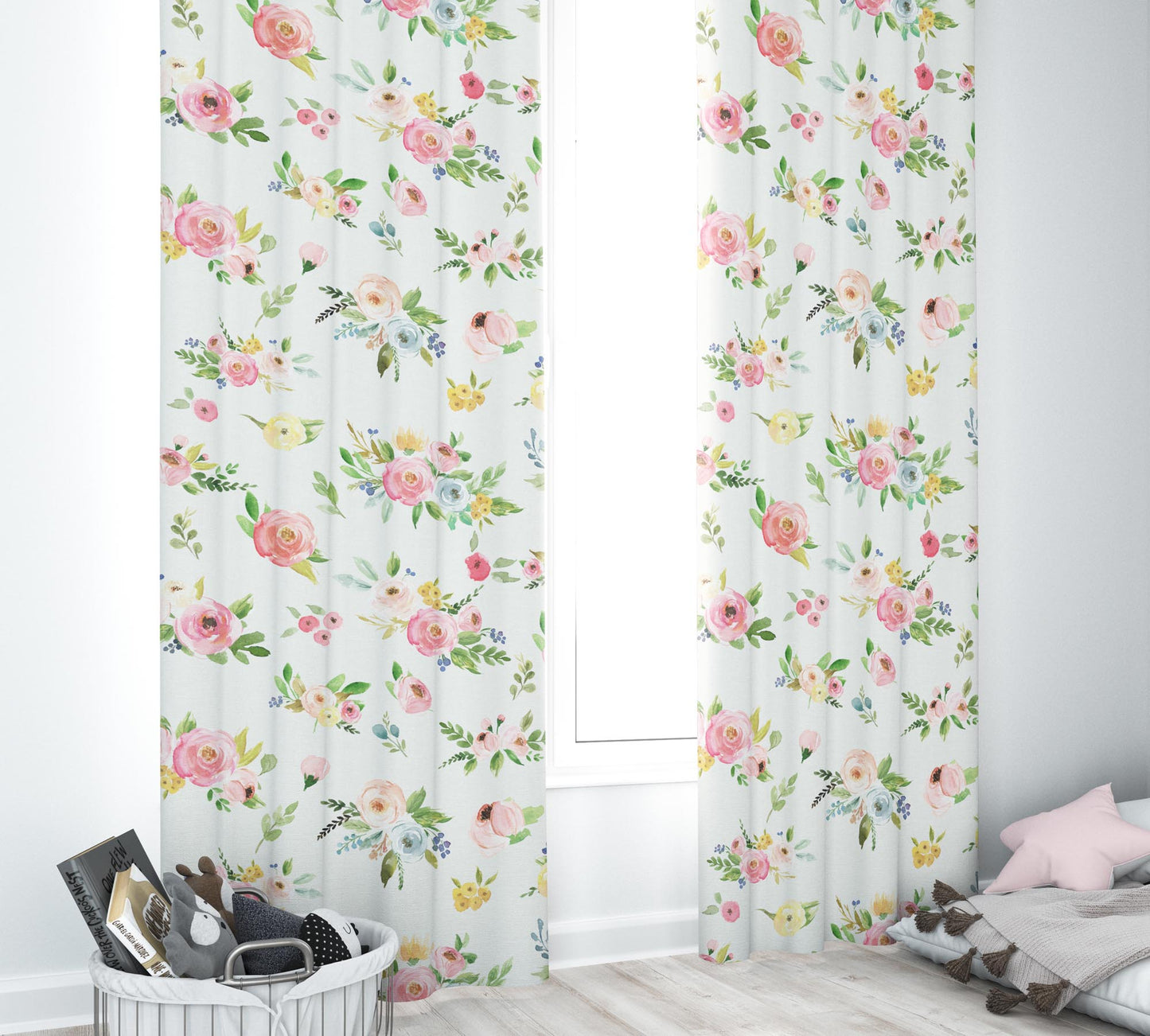 Summer Meadow Blackout Curtains for Girl's Room