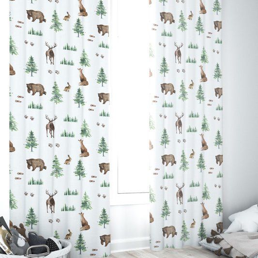 Forest Animals Blackout Curtains