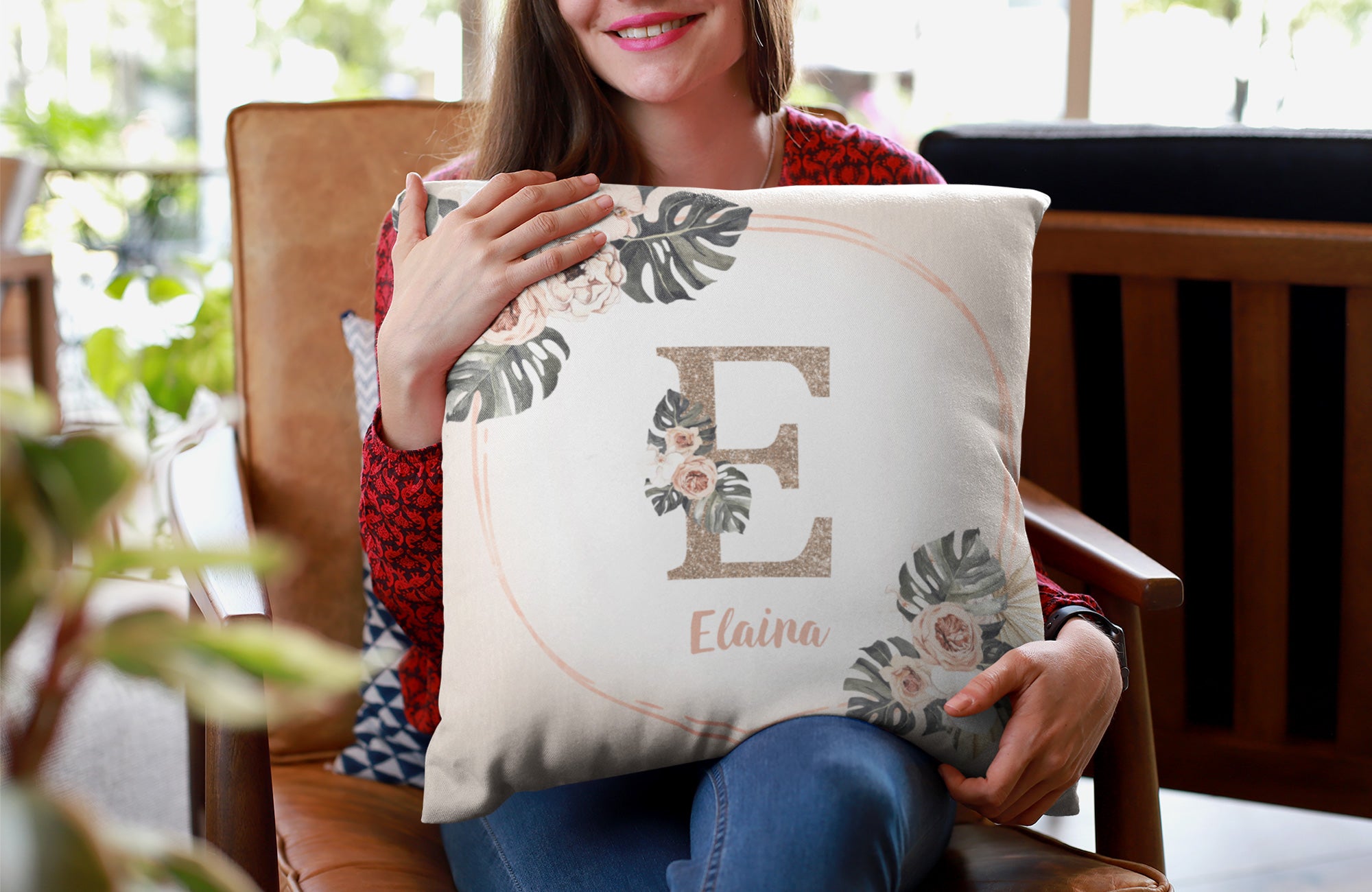 Monogrammed cushions hotsell