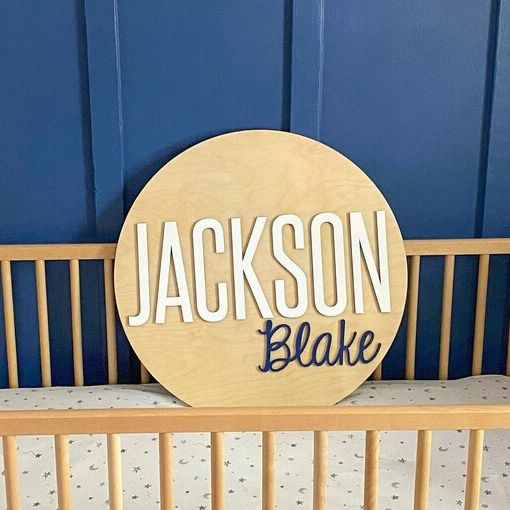 Nursery Name Sign Boy