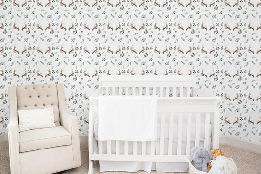 Boho Antlers Wallpaper