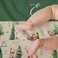 Beige Woodland Personalized Blanket For Boy