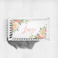Sunny Coral Personalized Crib Sheet for Girl