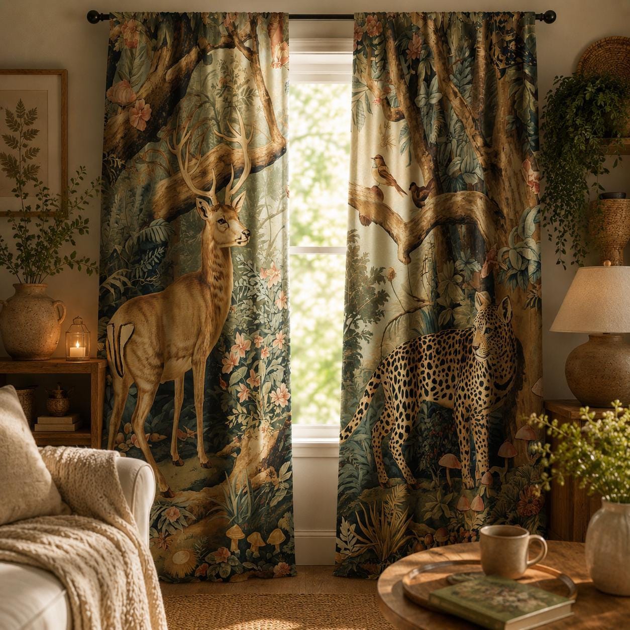 Safari Animal Blackout Curtains