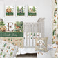 Beige Woodland Personalized Blanket For Boy