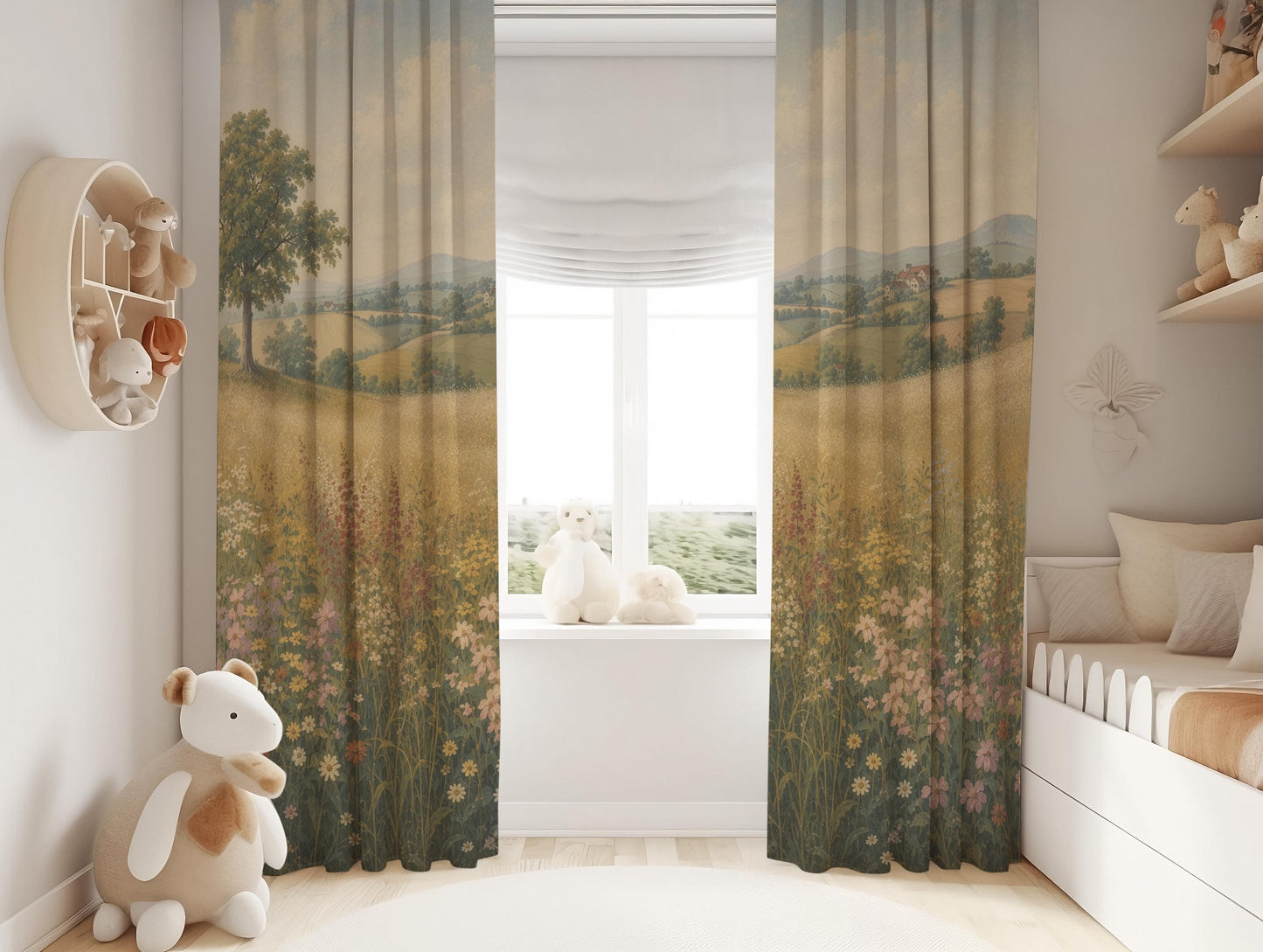 Vintage Countryside Blackout Curtains