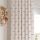 Pink Bows Nursery Blackout Curtains