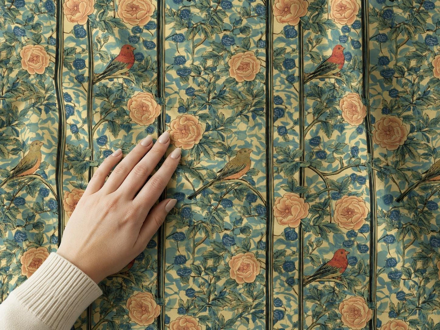 Bird Floral Blackout Blackout Curtains