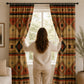 Southwestern, Boho Aztec Blackout Curtains
