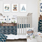 Fishing Personalized Crib Sheet for Girl