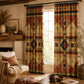 Southwestern, Boho Aztec Blackout Curtains