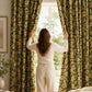 Vintage Floral Blackout Curtains
