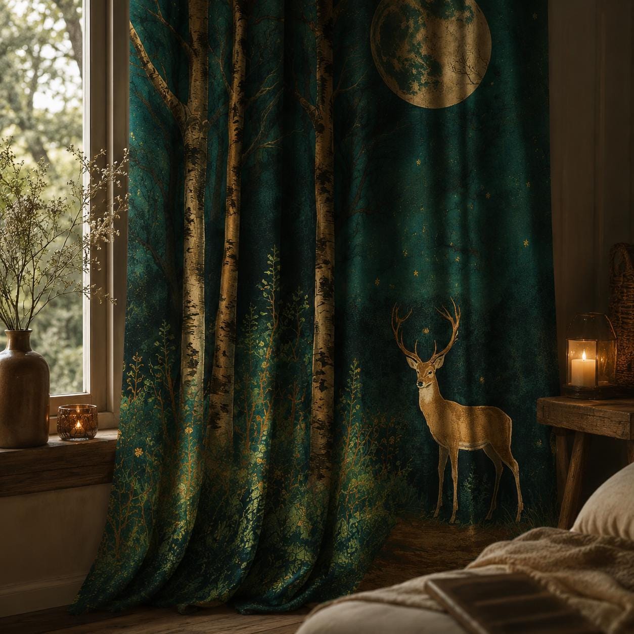 Mystical Forest Blackout Curtains