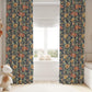 William Morris Style Floral Blackout Curtains