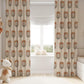 Boho Floral, Vintage Poppy Blackout Curtains