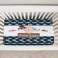 Fishing Personalized Crib Sheet for Girl