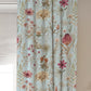 Boho Floral Curtains Blue Wildflower Blackout Curtains