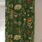 Dark Green Botanical Blackout Curtains