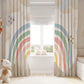 Rainbow Nursery Blackout Curtains