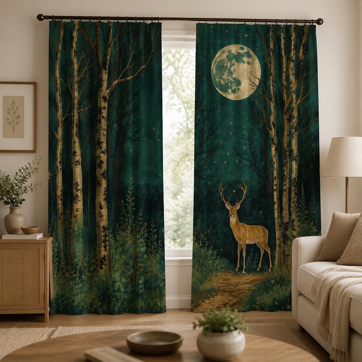 Mystical Forest Blackout Curtains