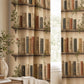 Vintage Bookshelf Blackout Curtains