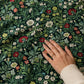 William Morris Style Floral Blackout Curtains