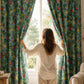 Fruit Botanical, Strawberry Blackout Curtains