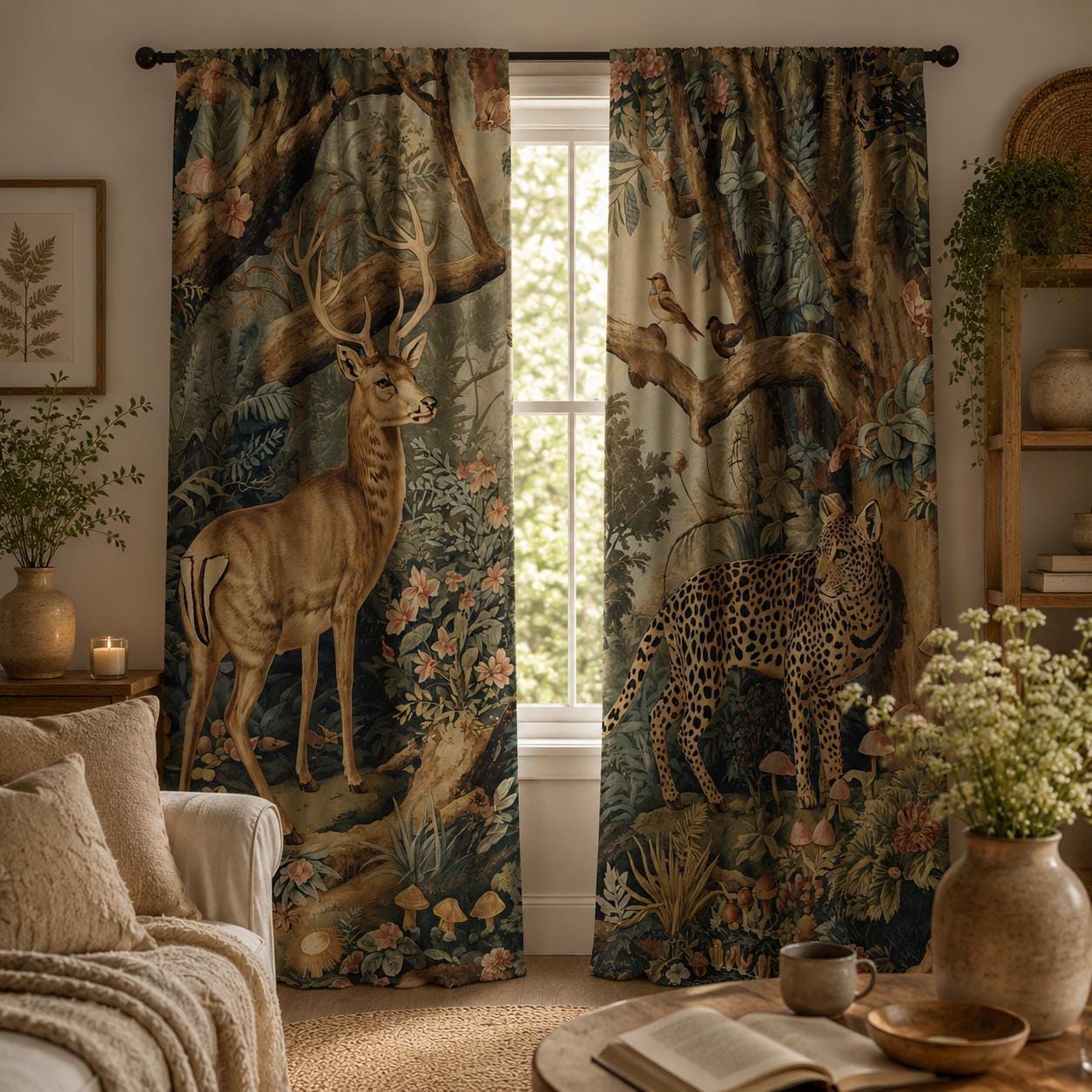 Safari Animal Blackout Curtains