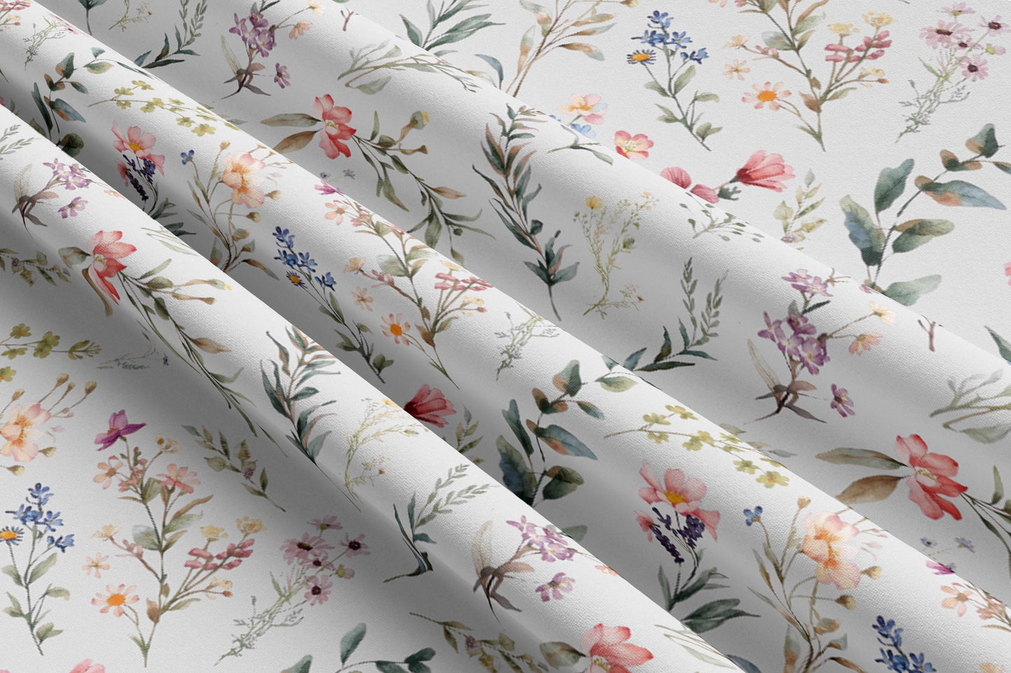Floral Nursery , Wildflower Blackout Curtains