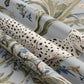 Blue Leopard Botanical Blackout Curtains