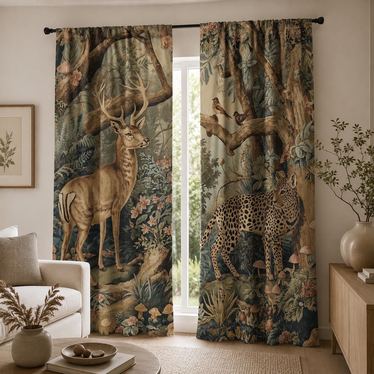 Safari Animal Blackout Curtains