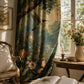 Hummingbird Floral Blackout Curtains