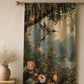 Hummingbird Floral Blackout Curtains