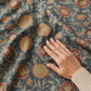Blue Floral Curtains, Vintage Botanical Blackout Curtains