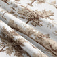 Neutral Woodland Toile Blackout Curtains